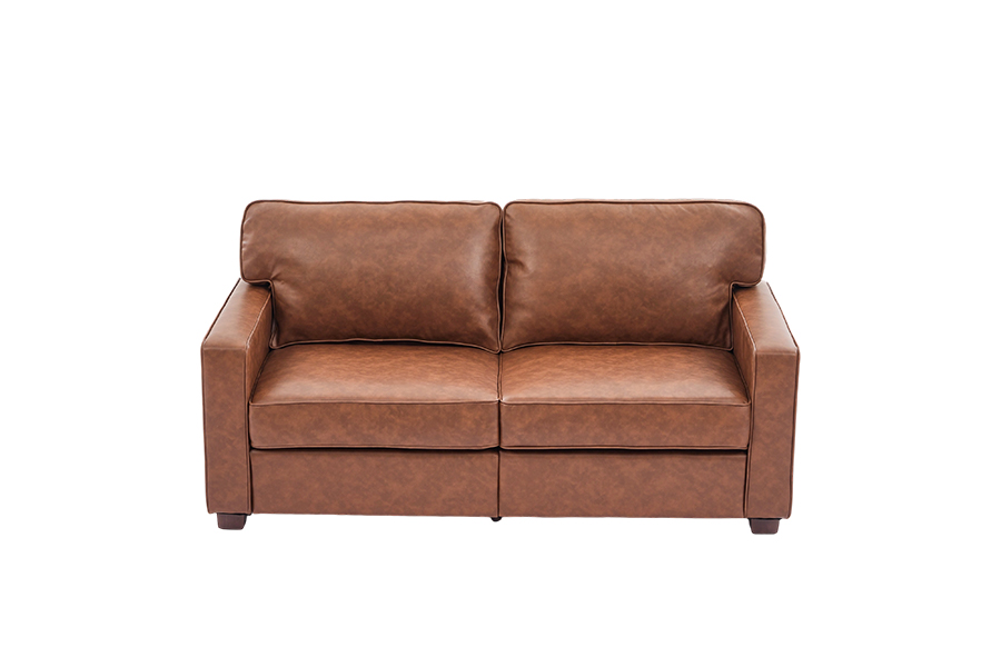Sofá de cuero sintético de PU, silla (SF021-BR-S)/Loveseat (SF021-BR-M)/sofá (SF021-BR-L)